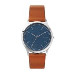Skagen Men’s Jorn Quartz Leather Watch, Color: Brown, 20 (Model: SKW6546)