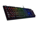 Razer Huntsman Gaming Keyboard: Opto-Mechanical Key Switches – Instant Actuation – Customizable Chroma RGB Lighting – Programmable Macro Functionality – Matte Black