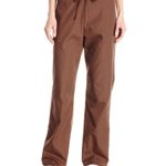 CHEROKEE Women’s Flare Leg Drawstring Scrub Pant, Chocolate, Large