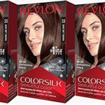 Revlon Colorsilk Beautiful Color, Dark Soft Brown, 3 Count