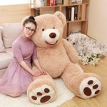 MorisMos Big Plush Giant Teddy Bear Premium Soft Stuffed Animals Light Brown,51 Inches