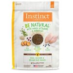 Instinct Be Natural Real Chicken & Brown Rice Recipe Natural Dry Dog Food by Nature’s Variety, 25 lb. Bag