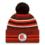 New Era Cleveland Browns 2019 Sideline Home Pom Sport Knit Hat
