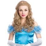 ZUUC Costume Cosplay Wig (Light Brown Cinderella ZU166031)