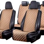 Cantra Car Seat Covers Full Z-Model – Full Set Accessories for Car Seats – Premium Quality Materials Easy Installation (Light Brown)