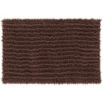 Yimobra Original Luxury Chenille Bath Mat, Soft Shaggy and Comfortable, Large Size, Super Absorbent and Thick, Non-Slip, Machine Washable, Perfect for Bathroom (31.5 X 19.8 Inches, Brown)