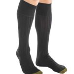 Gold Toe Men’s Canterbury Over-The-Calf Dress Socks, 3 Pairs