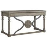 Signature Design by Ashley Malamae Home Office Desk Light Brown