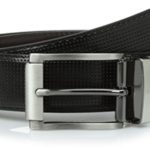 Steve Madden Men’s Dress Casual Every Day Reversible Leather Belt