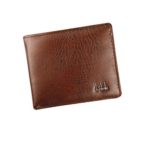 Clearance! Mens PU Leather Wallet, Tloowy Vintage Slim Bifold Business Wallet Card Holder Case for Men (Brown)
