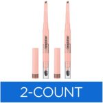Maybelline New York Total Temptation Eyebrow Definer Pencil, Soft Brown, 2 Count