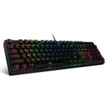 Redragon K582 SURARA RGB LED Backlit Mechanical Gaming Keyboard with104 Keys-Linear and Quiet-Red Switches