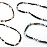 exoticdream Color Shark Bones Beads Surfer Beach Ocean Necklace Boy Men Hawaiian Coconut Natural Jewelry