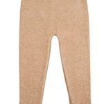 Silky Toes Baby Toddler Seamless Soft Cotton Knit Leggings, Pants for Girls and Boys (6-12 Months, Oatmeal)