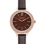 Caravelle New York Women’s 44L124 Analog Display Japanese Quartz Brown Watch