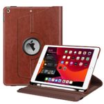 Fintie Rotating Case for New iPad 7th Generation 10.2 Inch 2019 – [Built-in Pencil Holder] 360 Degree Rotating Smart Protective Stand Cover with Auto Sleep/Wake for iPad 10.2″ Tablet, Brown