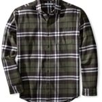 Amazon Essentials Men’s Regular-Fit Long-Sleeve Plaid Flannel Shirt