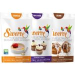 Swerve Sweetener, Baker’s Trio, Granular 12 oz, Confectioners 12 oz, and Brown 12 oz, 3 pack
