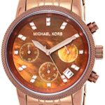 Michael Kors Women’s MK5547 Showstopper Chocolate Chronograph Watch