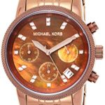 Michael Kors Women’s MK5547 Showstopper Chocolate Chronograph Watch