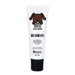 Opawz Dog Hair DYE Gel (Brown) – New Bright, Fun Shade, Semi-Permanent, Completely Non-Toxic and Safe