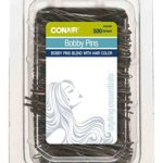 Conair Secure Hold Bobby Pins, Brown, Tub of 500 Hairpins