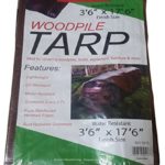 Woodpile Poly Tarp 4×18 – Brown – Lightweight & UV Resistant