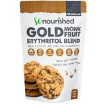 GOLD – Brown Sugar Alternative (1 lb / 16 oz) Substitute 1:1 Sugar Replacement – Monk Fruit Erythritol Sweetener for Low Carb Dieters and Diabetics – No Calorie Sweetener, Non-GMO