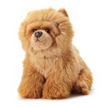 Nat and Jules Sitting Large Chow Chow Dog Light Brown Children’s Plush Stuffed Animal