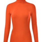 EIMIN Women’s Long Sleeve Turtleneck Lightweight Pullover Slim Shirt Top (S-3XL)