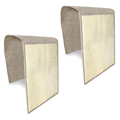 Navaris 2X Cat Scratch Mats Sofa Shield Natural Sisal Furniture