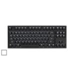 Code V3 87-Key Illuminated Mechanical Keyboard – White LED Backlighting, Black Case (Cherry MX Clear)