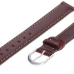 Timex Women’s Q7B854 Calfskin Stitched Oiled Leather 14mm Brown Replacement Watchband