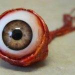 Dead Head Props Ripped Out Eyeball – Light Brown