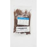 SYD 4 Inch length, 18lb Small size Self Locking Nylon Cable Zip Ties -100 Piece (Brown)