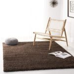 Safavieh California Premium Shag Collection SG151-2727 Area Rug, 5′ 3″ x 7′ 6″, Brown