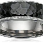 Lavari – Titanium Ring Texture and Black Ion Plating