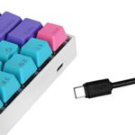 BOYI 60% Mechanical Gaming Keyboard,BOYI 61 Mini RGB Cherry MX Switch PBT Keycap 60% RGB Mechanical Gaming Keyboard (Joker Color, Cherry MX Brown Switch)