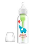 Dr. Brown’s Options+ Baby Bottles, 8oz/250ml, Balloon Animals Designs and Clear Bottles, 6 Count