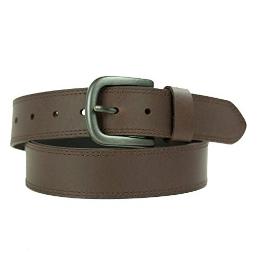 Dickies Men’s Big and Tall Casual Leather Belt, brown, 50 (Waist 48)