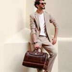 Time Resistance Leather Doctor Bag Purse Medical Briefcase Vintage Brown Handbag (Brown)