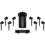 Sonance – Garden Series 8.1-Ch. Outdoor Speaker System with 2-Ch. Amplifier (8-Pack) – Dark Brown/Black