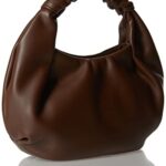 The Drop Women’s Addison Soft Volume Top Handle Bag, Chocolate, One Size