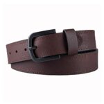 Dickies Men’s Casual Leather Belt, Brown, 38