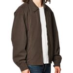 London Fog Men’s Auburn Zip-Front Golf Jacket (Regular & Big-Tall Sizes), Dark Brown, Large