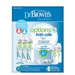 Dr. Brown’s Options Narrow Feeding Set, Clear – Packaging may vary