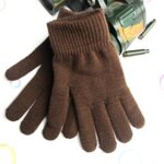 Geicyjiecy Mellons Winter Magic Gloves Warm Strecty Knit Gloves For Men Women, Coffee, One Size