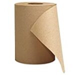 Gen 1804 Hardwound Roll Towels 1-Ply Brown 8-Inch X 300 Ft 12 Rolls/Carton