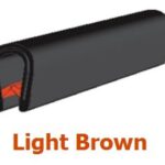 Edge Trim Brown Large U Height – 21/32″ U Height x 3/64″ – 5/32″. Grip Range (16 FEET)