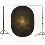 Kate Dark Blue Collapsible Backdrop for Photography Brown Pop Up Photo Backdrops Portable Folding Background for Portrait, Live Streaming, 5×6.5ft